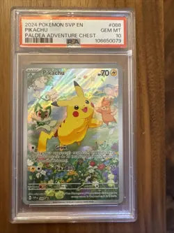 Pikachu 088 Sv: Scarlet & Violet Promo Cards Holo PSA 10 Pokemon - Image 1