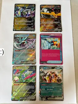 Pokemon TCG Temporal Forces Bundle Ace Spec & Ultra Rare EX Cards - Image 1