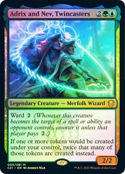Adrix and Nev Twincasters * FOIL* ( Near Mint) | MTG - Image 1
