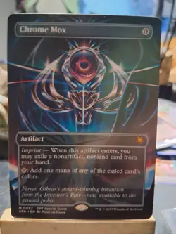 MTG English Chrome Mox (Borderless) NM Normal Aetherdrift - Image 1