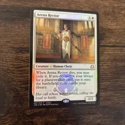 MTG Magic The Gathering Arena Rector Judge Promo Foil Rare - Image 1