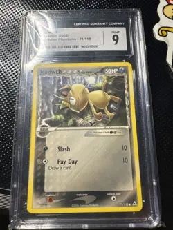 Meowth 71/110 Delta Species Regular Common Holon Phantoms Pokemon Card NM - Image 1