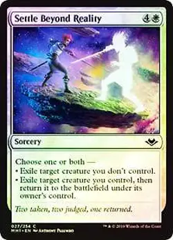 Settle Beyond Reality FOIL Modern Horizons PLD White Common MTG CARD ABUGames - Image 1