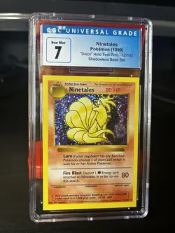 1999 Pokemon Ninetales Disco Holo Test Print CGC 7 Pop 1 Oddity Card 🔥RARE🔥 - Image 5