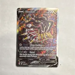 Pokemon TCG Lost Origin Giratina V Full Art Ultra Rare Holo Card 186/196 220 HP - Image 1