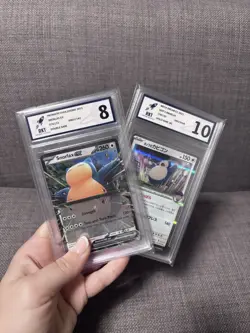 Bundle 2 X Snorlax Pokemon Card Slabs Bundle RKT Graded - Image 1