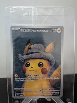 Pokemon x Van Gogh: Pikachu with Grey Felt Hat - 085 Promo Card - Sealed - Image 1
