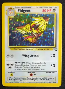 Pidgeot 8/64 Holo Jungle Pokemon Card - Image 1