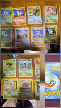 Combined order Vintage Pokemon Base Set Card Lot 🔥 - Image 1