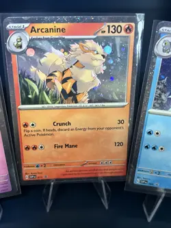 Pokemon Scarlet & Violet Holo Rare Promo Cards 3: Arcanine, Arctibax, Tinkatink - Image 3