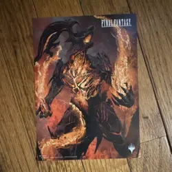 Magic the Gathering Final Fantasy Art Insert Official - double sided - Image 1