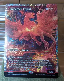 MTG Fracture Foil Spinerock Tyrant (Showcase) ECL 399 - Magic The Gathering - Image 3