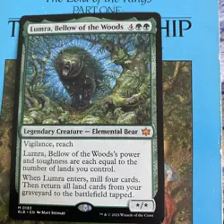 Lumra, Bellow of the Woods - MTG Bloomburrow BLB 0183 USED Moderately Played - Image 1