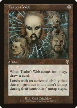 Tsabo's Web #317 (HP) Invasion INV Magic MTG - Image 1