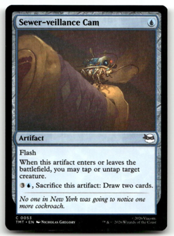 FOIL Sewer-veillance Cam #53 (NM) TMT Magic MTG - Image 1