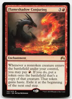 MTG Flameshadow Conjuring R Magic Origins 147 LP - Image 1