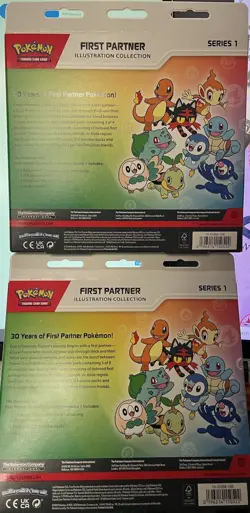 2x Pokemon TCG First Partner Illustration Collection Series 1 Box Factory Sealed - Image 2