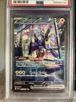 Pokemon SVI EN Miraidon ex Special Illustration Rare Card Gem MT 10 - Image 2