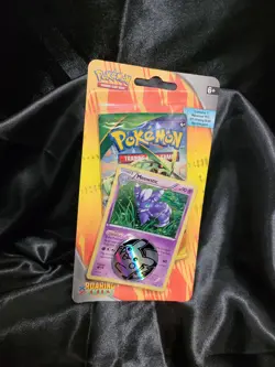 Pokemon Roaring Skies Checklane Booster Pack w/ Meowstic Promo + Pikachu Coin - Image 1