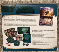 Pokemon TCG Scarlet And Violet Twilight Masquerade Factory Sealed ETB - Image 3
