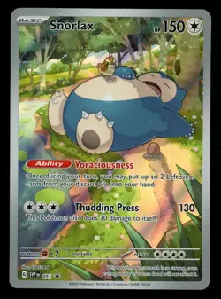 SNORLAX 2023 Pokemon Scarlet & Violet 151 MEW Black Star Promo #051 - Image 1