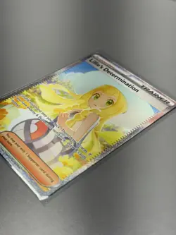 Lillie's Determination SIR Holo 184/132 Me01 Mega Evolution English Pokemon - Image 3