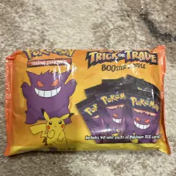 Pokemon Trick or Trade Booster Bundle 40 Packs Gengar Pikachu TCG Sealed - Image 1