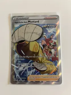 Rapid Strike Style Mustard TG27/TG30 Ultra Rare Holo Near Mint Brilliant Stars - Image 1