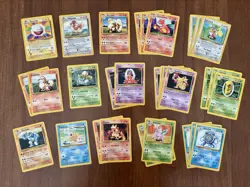 x250 1999 Pokemon TCG Base Set - Bulk Lot - No Holos / Mostly LP Some MP/HP - Image 2