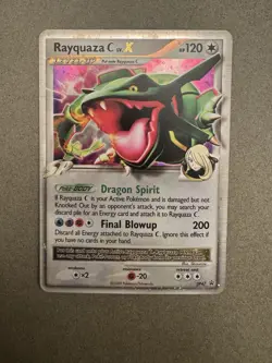Pokemon Rayquaza C LV.X DP47 Diamond & Pearl Promo Level Up Holo English - Image 1
