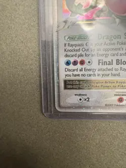 Pokemon Rayquaza C LV.X DP47 Diamond & Pearl Promo Level Up Holo English - Image 5