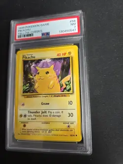 Pokemon TCG Pikachu Yellow Cheeks Psa7 - Image 1