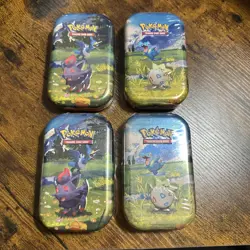 Pokemon TCG: Mega Evolution Ascended Heroes - Mini Tin - Sealed Lot Of 4 - Image 1