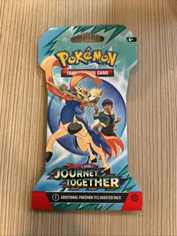 1 Pokemon SV09 Journey Together Sleeved Booster Pack - Random Art - Image 1