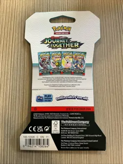 1 Pokemon SV09 Journey Together Sleeved Booster Pack - Random Art - Image 2