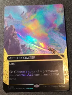 Meteor Crater - Foil - Borderless - EOS - MTG - EN - NM - 0016 - Image 1