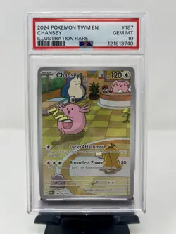 Pokemon Twilight Masquerade Chansey PSA 10 - 187/167 🌍 📦 - Image 1