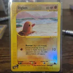 2003 Pokemon Diglett 50/144 Reverse Holo skyridge - Image 1