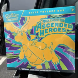 NEW Pokemon Elite Trainer Box Mega Evolution Ascended Heroes Dragonite *SEALED* - Image 1