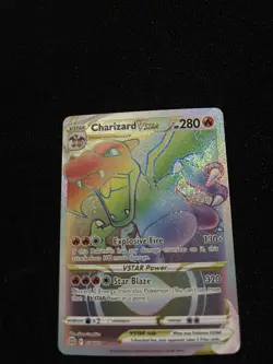 Charizard VSTAR Pokemon 2022 SWSH Brilliant Stars Rainbow Secret Rare 174/172 NM - Image 1