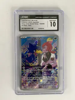 Pokemon CGC 10 Team Rocket's Murkrow 106/098 Art Rare Holo Glory of Team Rocket… - Image 1
