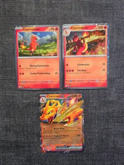 Charizard ex Super Premium Collection Pokemon TCG Promo Set 161 004 005 - Image 1