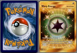 2017 Pokemon, S&M Crimson Invasion, #123/111 Warp Energy, Gold Secret Rare - Image 1