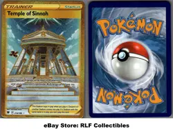 2022 Pokemon, Astral Radiance, #214/189 Temple of Sinnoh, Gold Secret Rare - Image 1