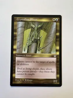 Crystalline Sliver - MTG Stronghold - NM - Image 1