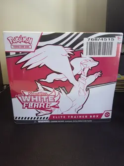 Pokemon TCG Scarlet And Violet White Flare Elite Trainer Box ETB New Sealed - Image 1
