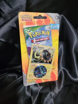 Pokemon Roaring Skies Checklane Booster Pack w/ Heliodisk Promo + Fennekin Coin - Image 1