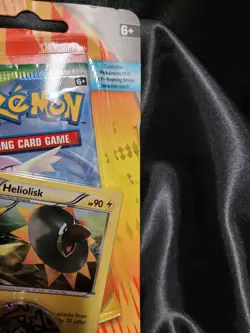 Pokemon Roaring Skies Checklane Booster Pack w/ Heliodisk Promo + Fennekin Coin - Image 4