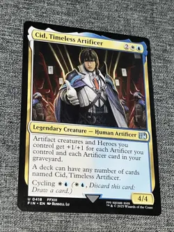 Cid, Timeless Artificer (0418) Final Fantasy Regular NM - Image 1