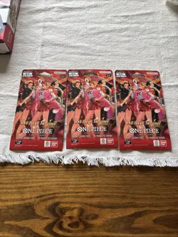 One Piece TCG Heroines Edition EB-03 Sleeved Booster Pack - X 3 - Image 1